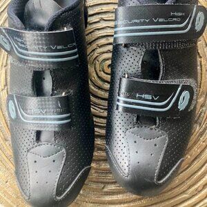 Sidi Carbon Bike Shoes (black w/red accents) Size 40 (US Women's 9.5, Men's 7.5)
